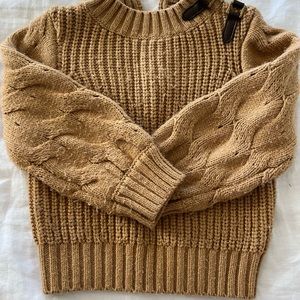 VGUC janie and jack sweater with buckle detail 2T